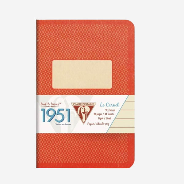 Cuaderno 1951 Clairefontaine coral
