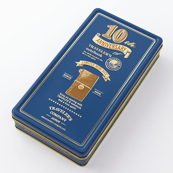 Midori Traveler’s Notebook Mini (10th Anniversary Edition) azul