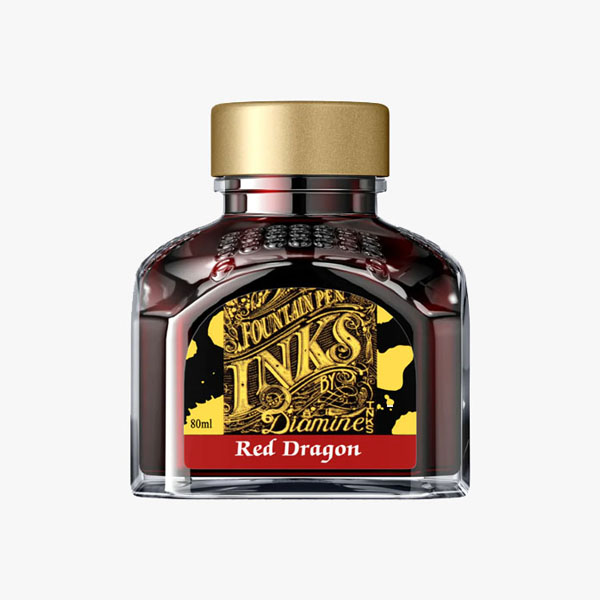 Tinta Diamine Red Dragon 80 ml