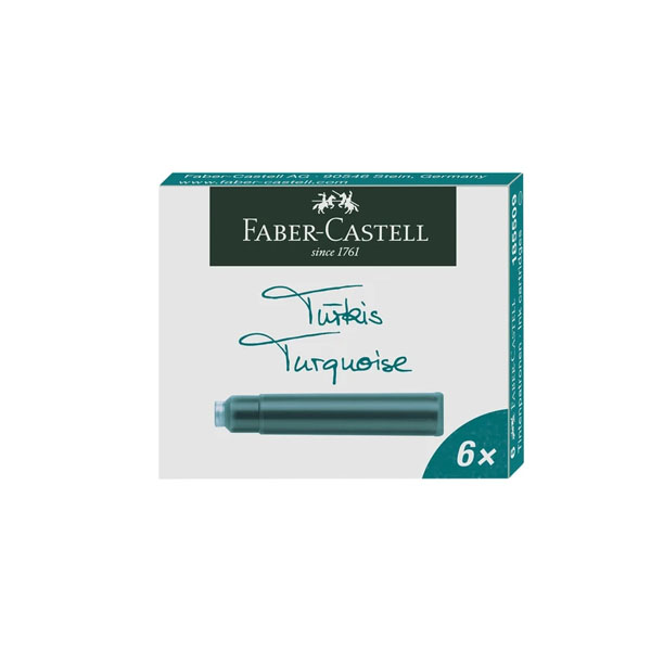 Cartuchos Faber Castell - Turquesa