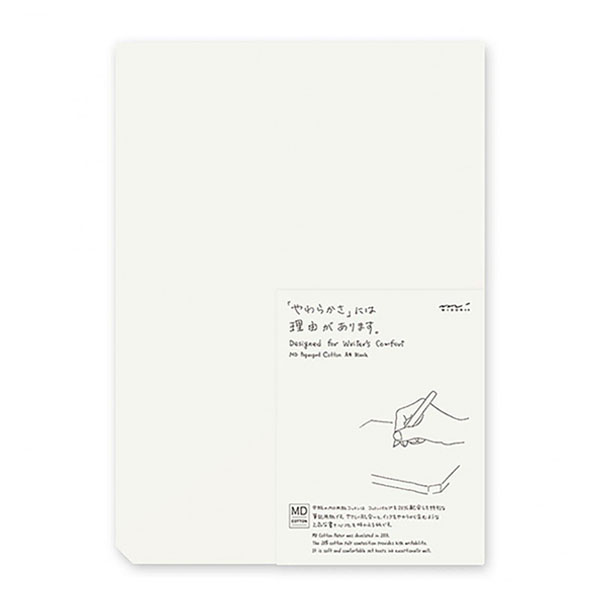 Midori MD Paper Pad - A4 Cotton Blank