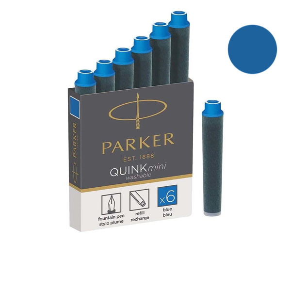 Cartuchos Parker Quink Mini Azul